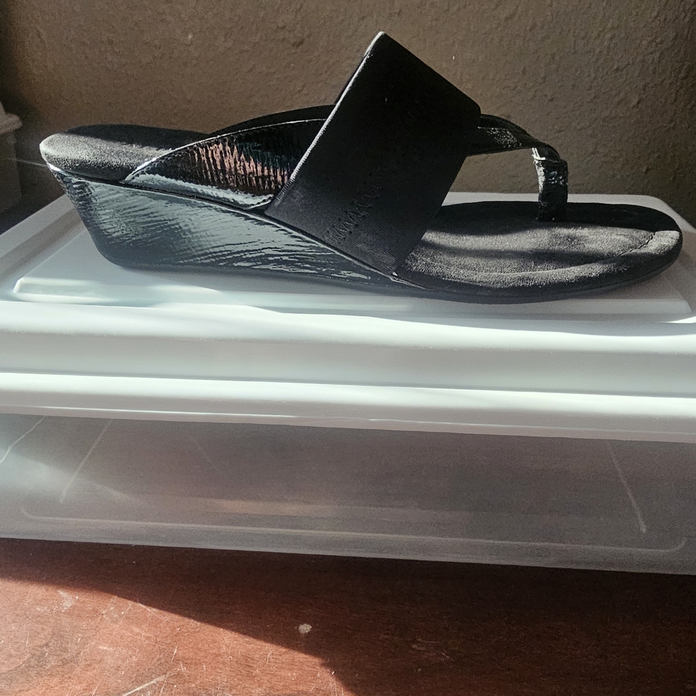 Alfani Black Wedge Sandals